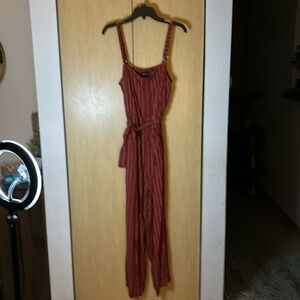 Torrid size 0/16 rust with white striped